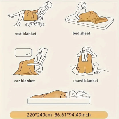 8lb Weighted Fleece Blanket