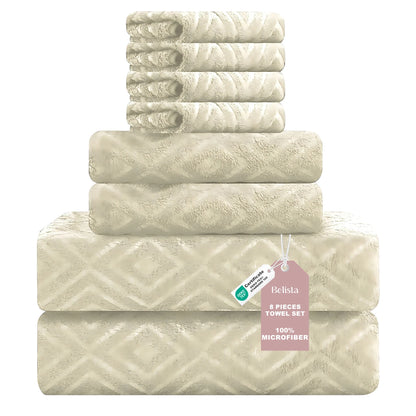 Oversized 8-Piece Towel Set