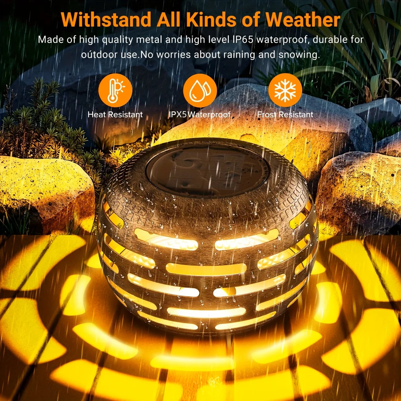 Retro Metal Solar Lights
