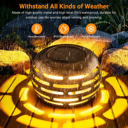 Retro Metal Solar Lights