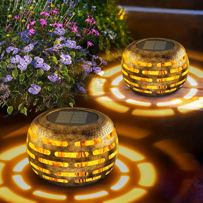 Retro Metal Solar Lights