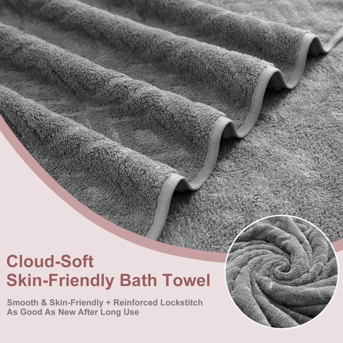 Oversized 8-Piece Towel Set