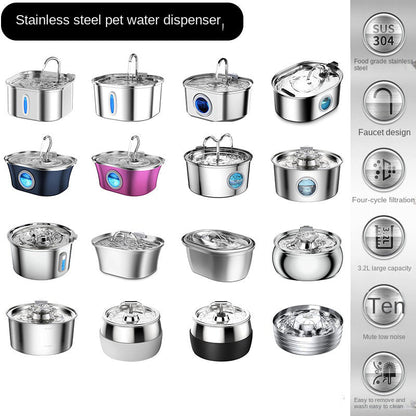 Stainless Steel Smart Pet Water Dispenser