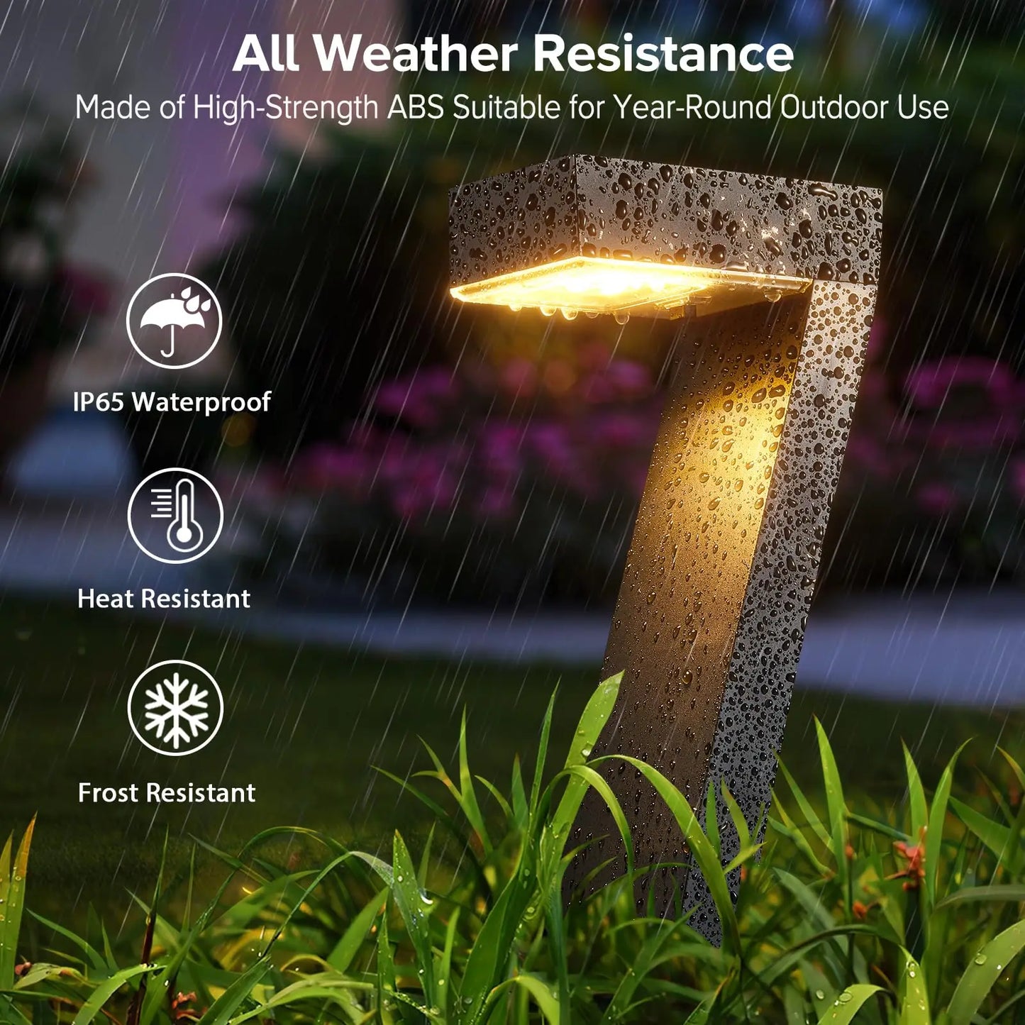 Bright LED Solar Outdoor Pathway Lights