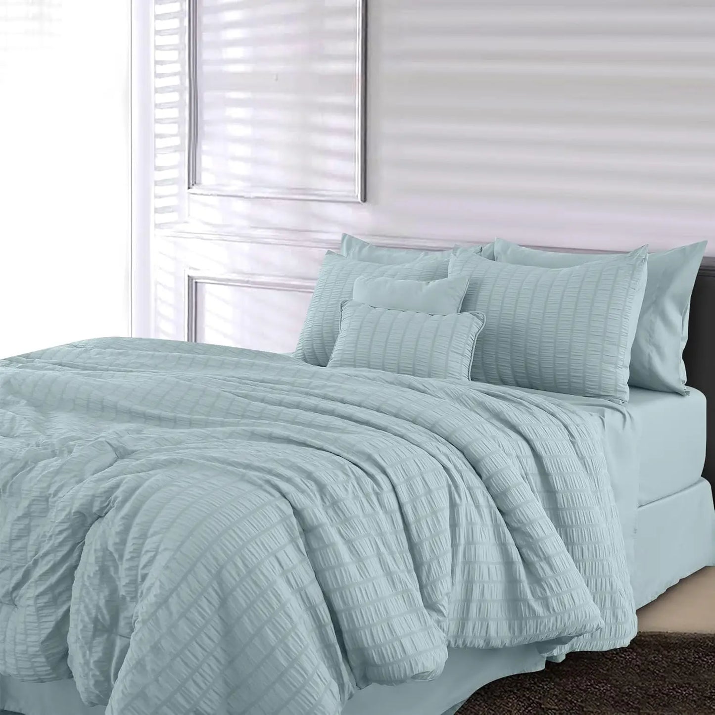 10 Piece Lightweight Comforter Set with Sheets