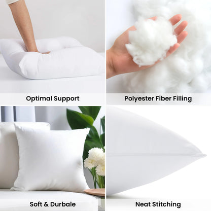 Set of 4 Throw Pillow Inserts