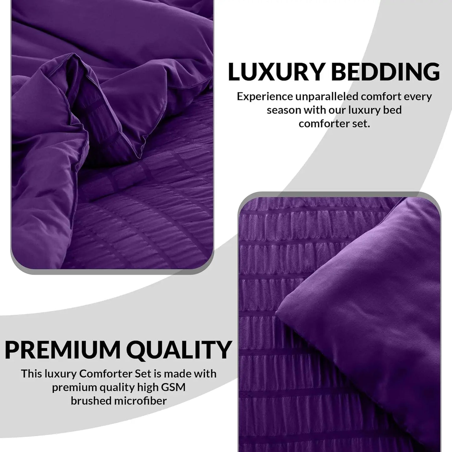 10 Piece Lightweight Comforter Set with Sheets