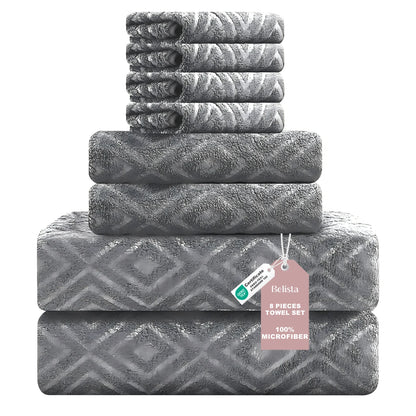 Oversized 8-Piece Towel Set