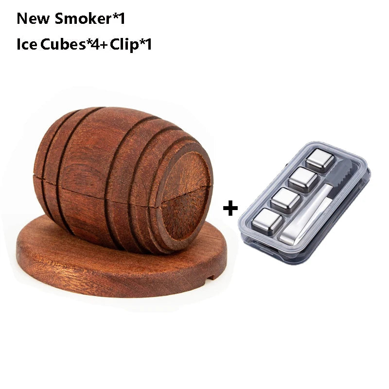 Barrel Cocktail Smoking Kit with Wood Chips