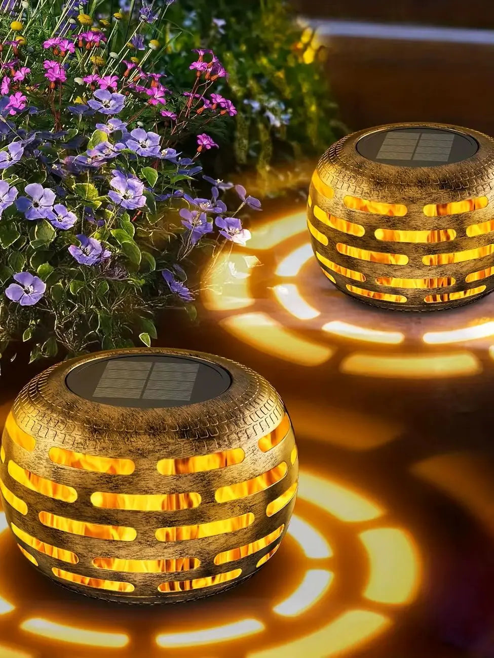 Retro Metal Solar Lights