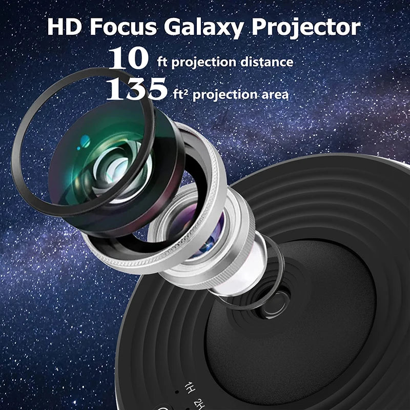360° Night Light Galaxy Projector Lamp