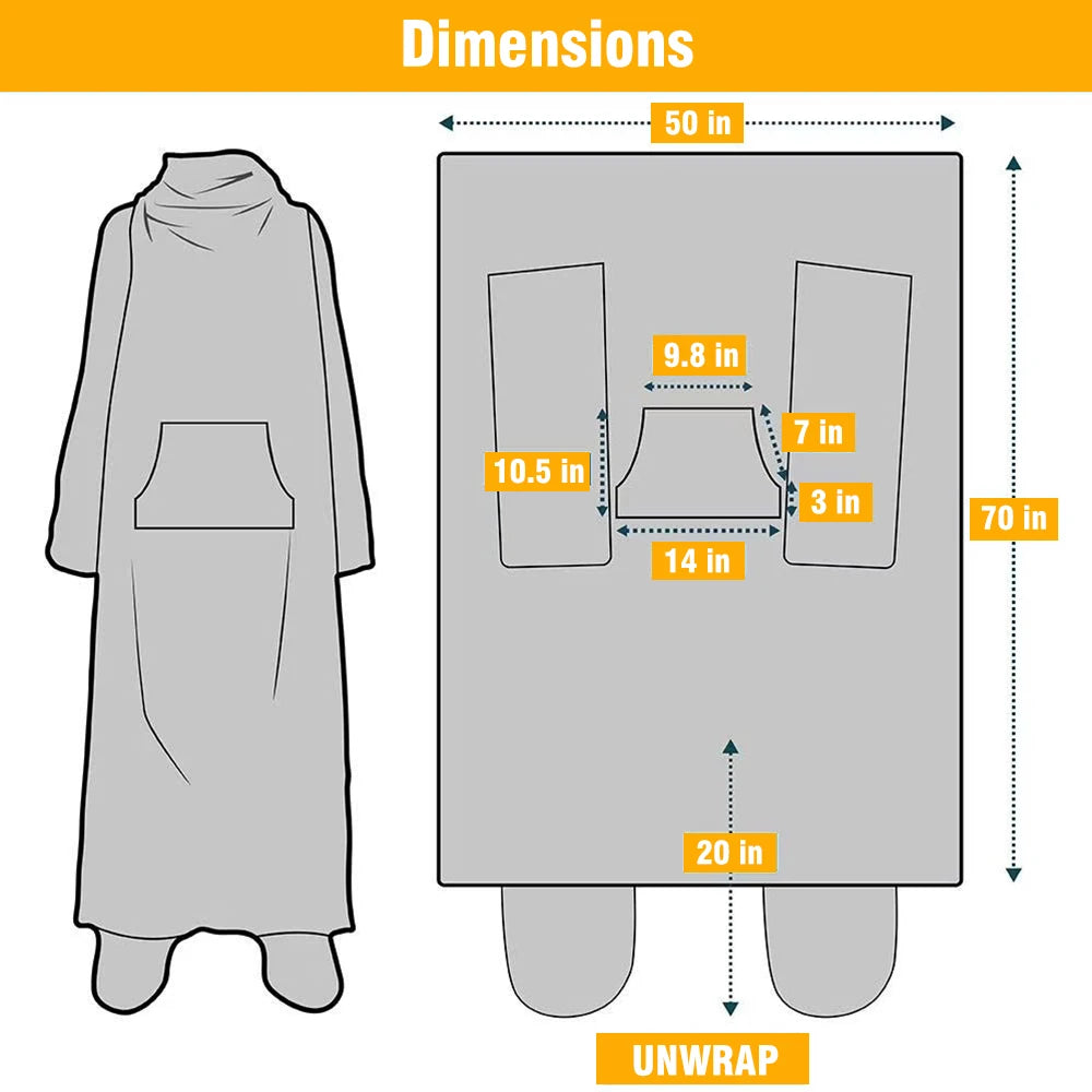 Oversized Wearable Blanket