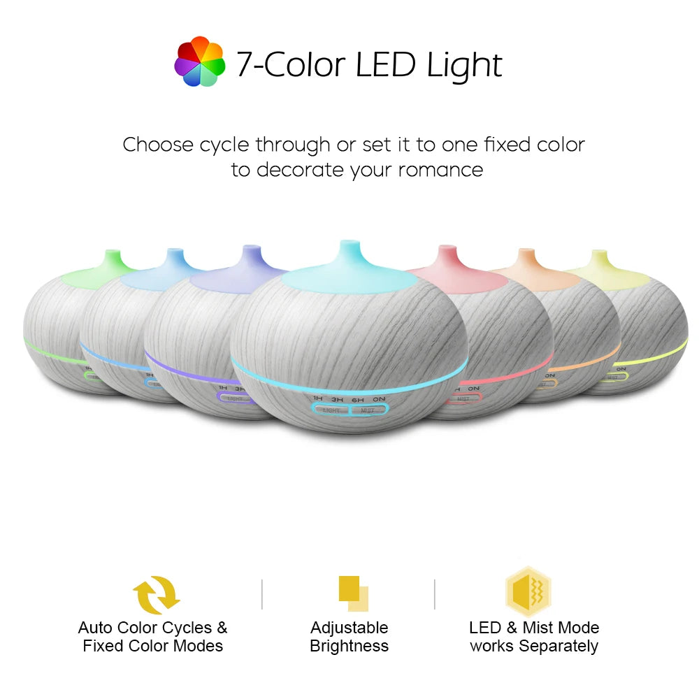500ml Essential Oil Humidifiers, Air Purifier