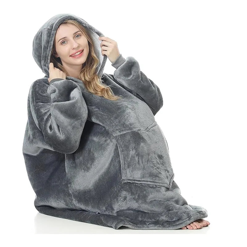 Oversized Wearable Blanket Hoodie