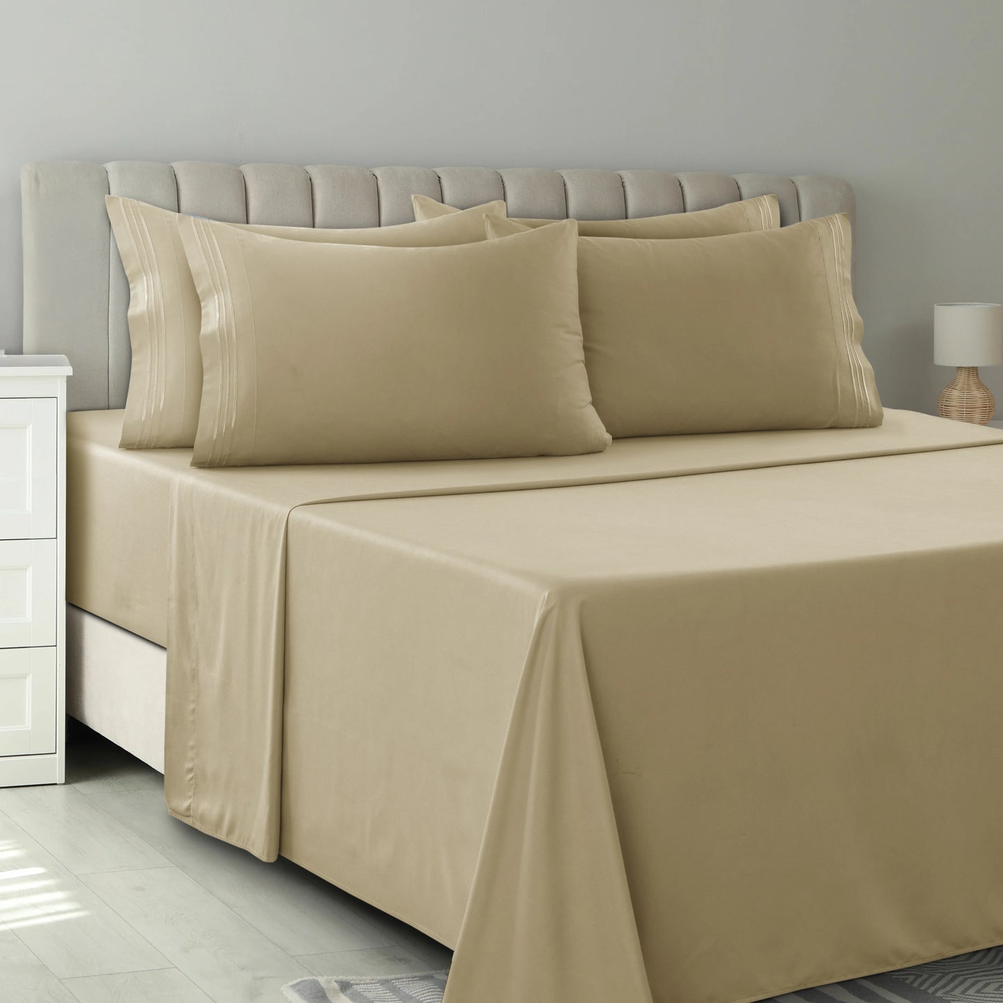 Brushed Microfiber, 16" Deep Pockets Sheet Set