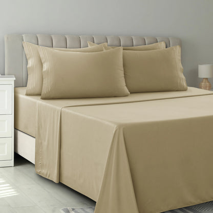 Brushed Microfiber, 16" Deep Pockets Sheet Set