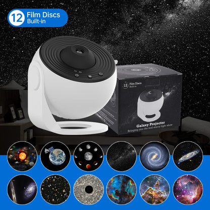 360° Night Light Galaxy Projector Lamp