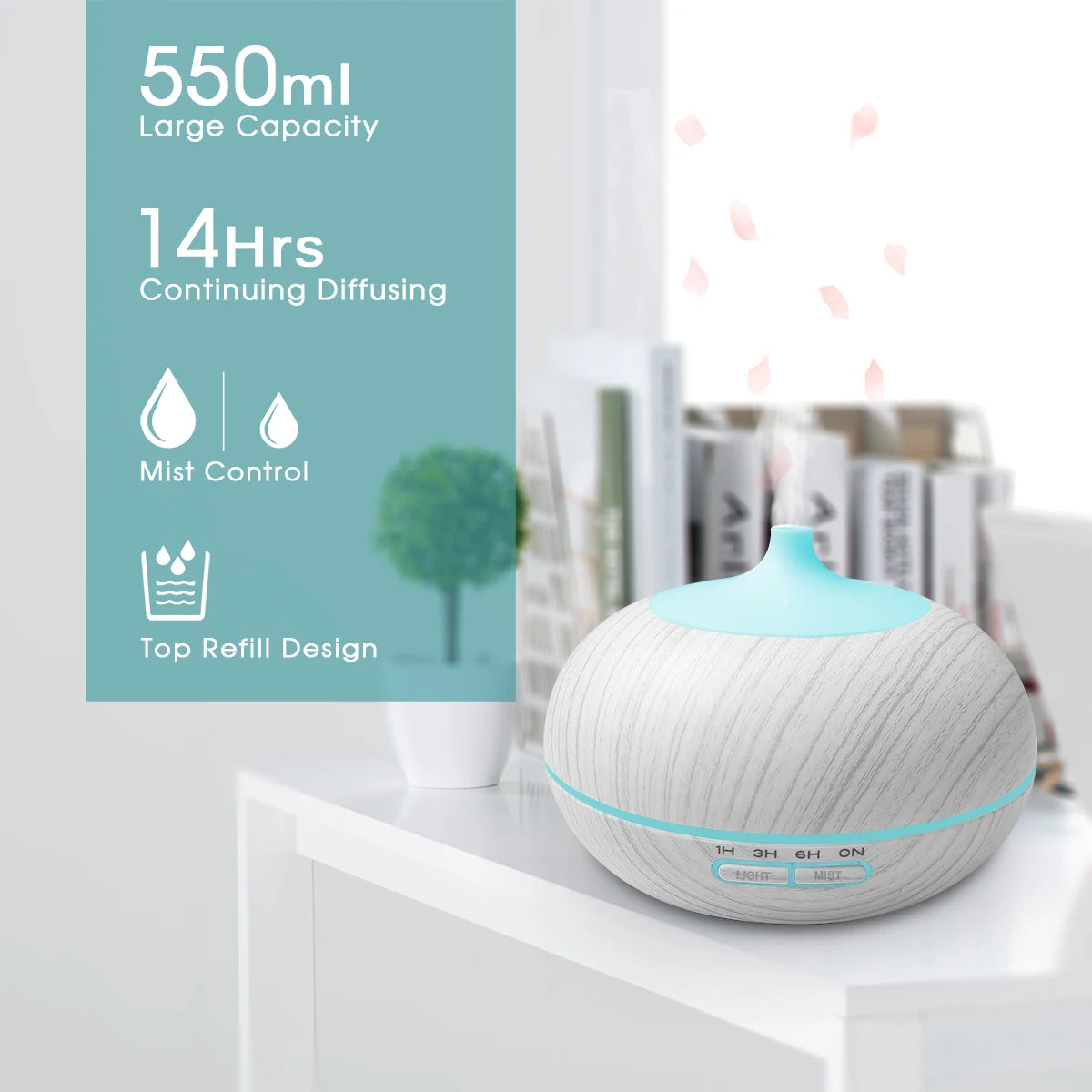500ml Essential Oil Humidifiers, Air Purifier