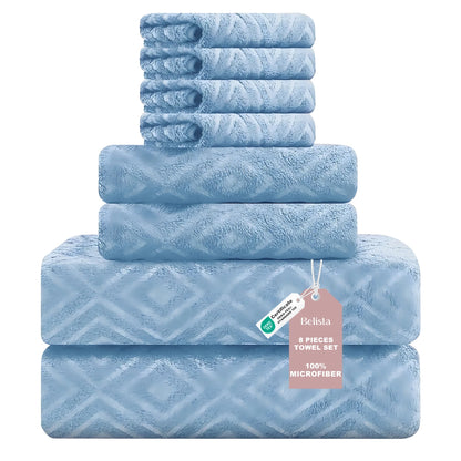Oversized 8-Piece Towel Set