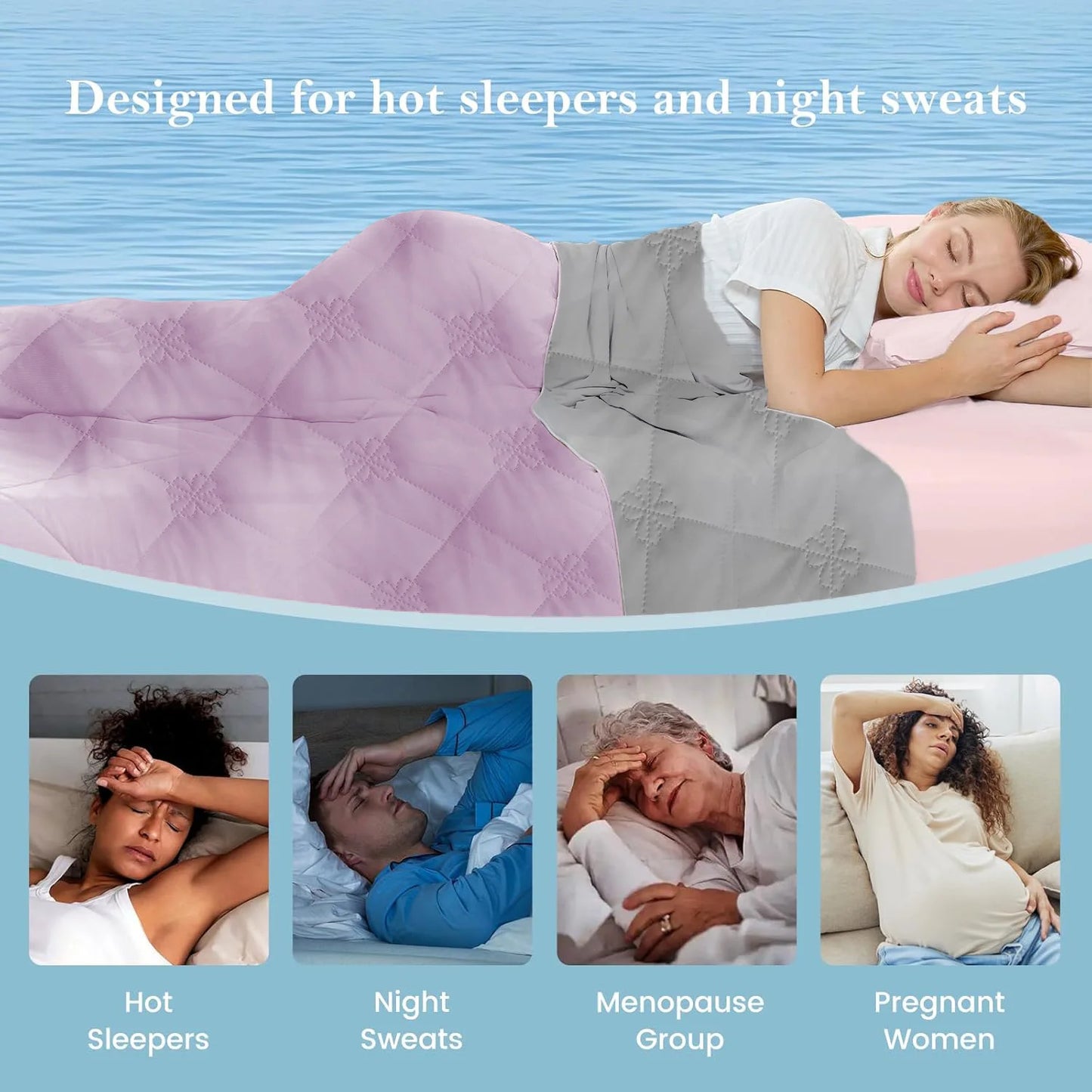 Large Dual-Sided Cooling Blanket