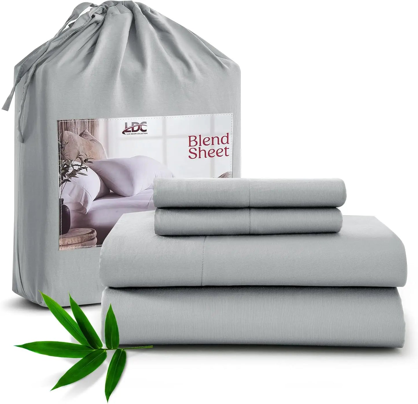 Lux Decor Bamboo Bed Sheet Set