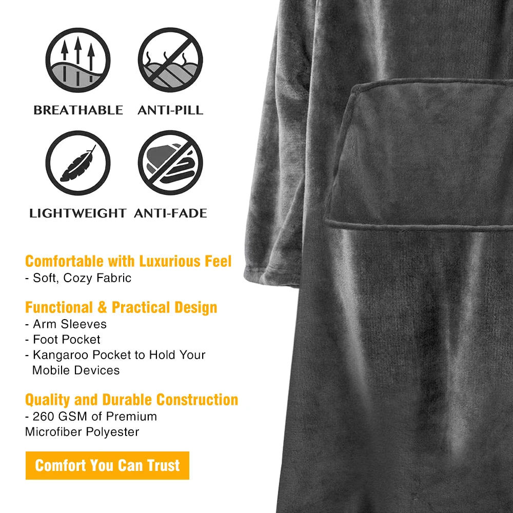 Oversized Wearable Blanket