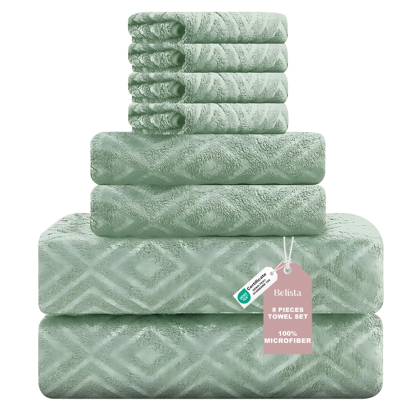 Oversized 8-Piece Towel Set