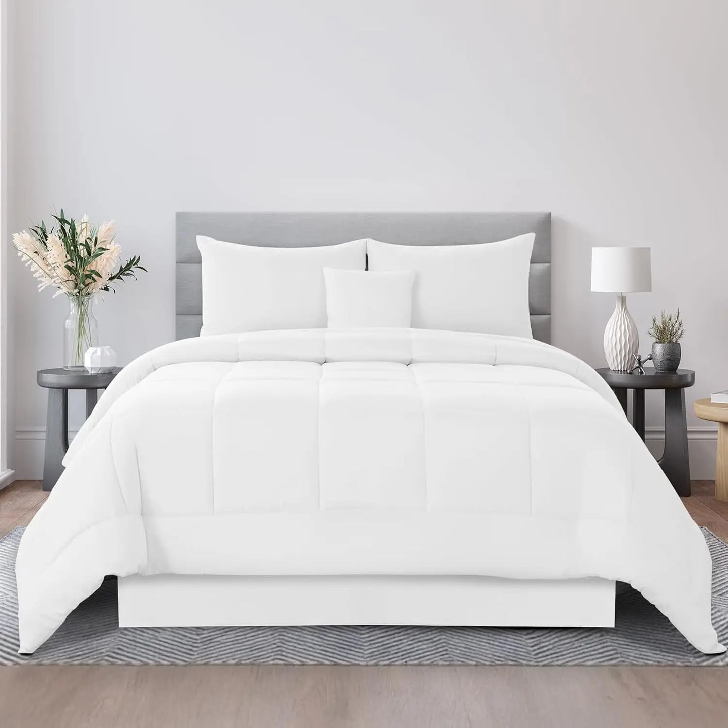 5pc Comforter Set, All-in-One Bed in a Bag