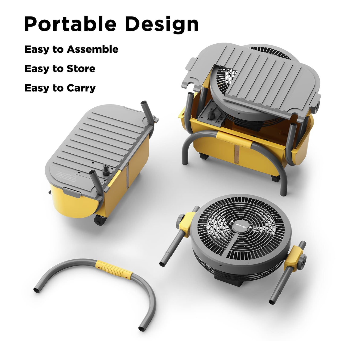 AirSupply MS12 Portable Mist Fan, Up to 50H Runtime