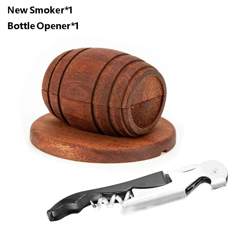 Barrel Cocktail Smoking Kit with Wood Chips