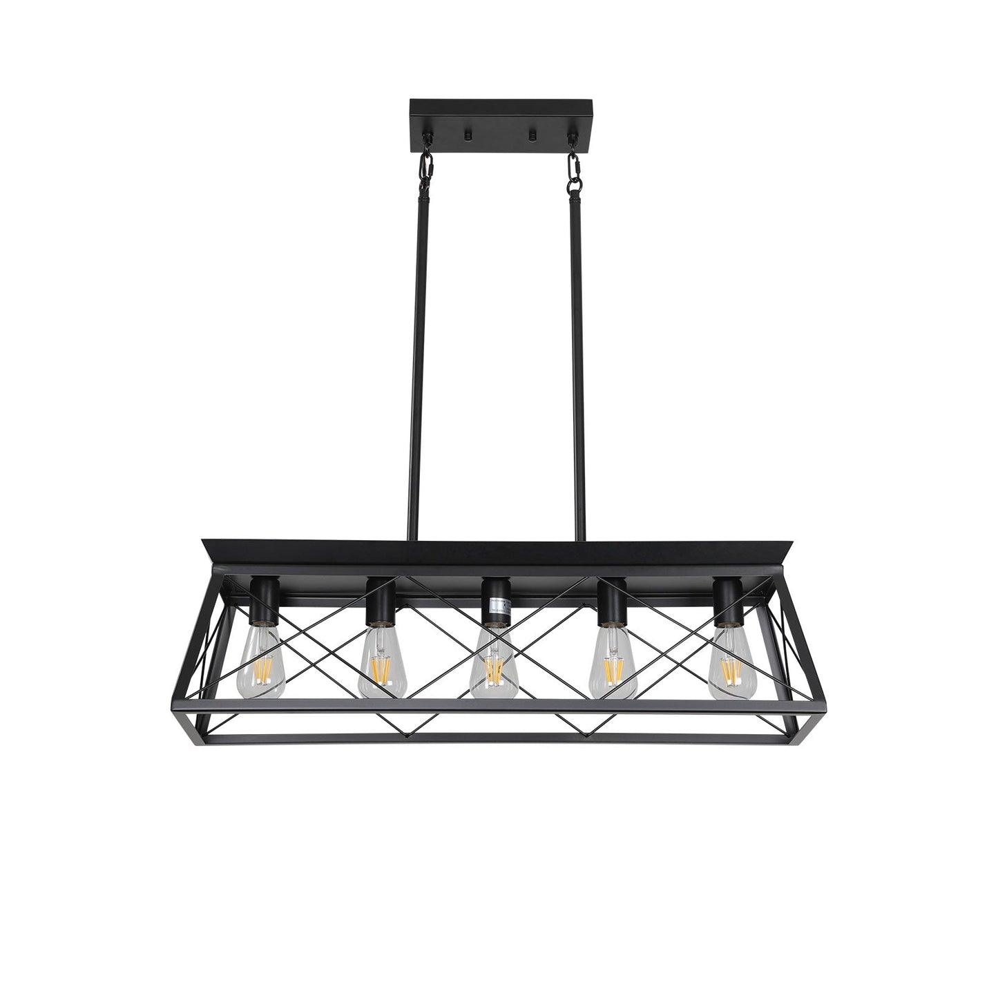 5-light Farmhouse Pendant Light
