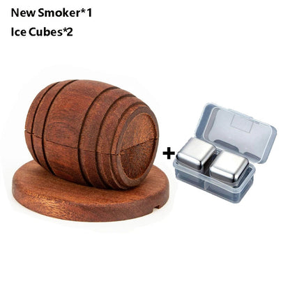 Barrel Cocktail Smoking Kit with Wood Chips