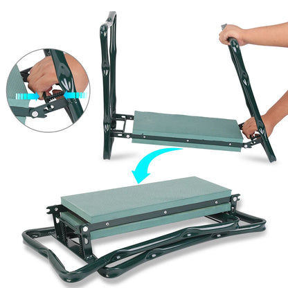 Portable heavy duty gardening seat up to 330 lbs
