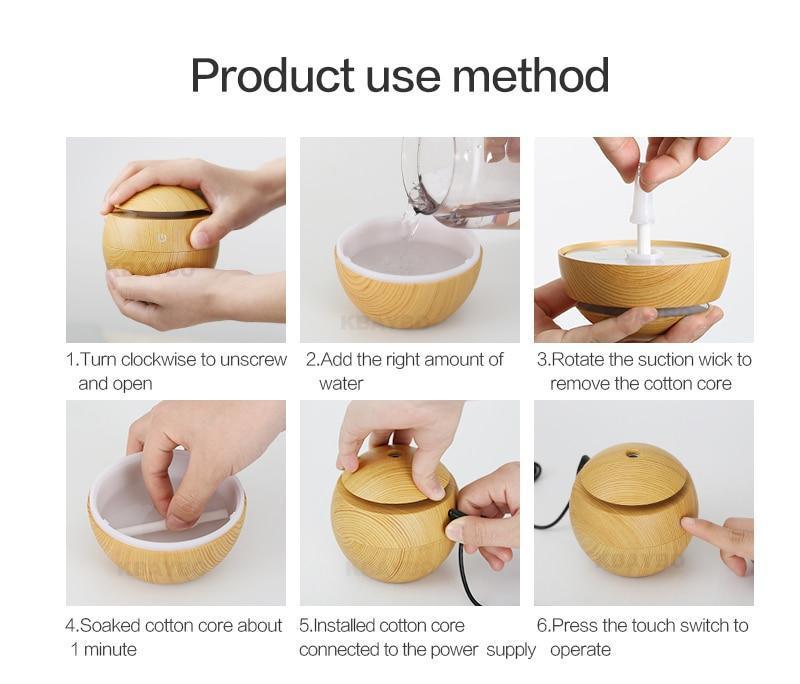 Mini USB Essential Oil Diffuser