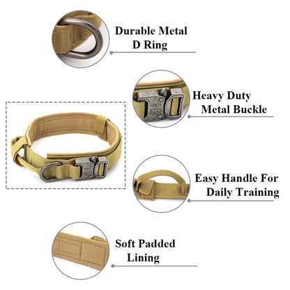 Adjustable Tactical Dog Training Collar/Leash