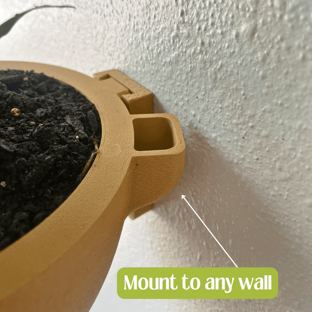 Magic Wall Planters | Easy Care Self Watering Wall Planters with Internal Water Reservoir