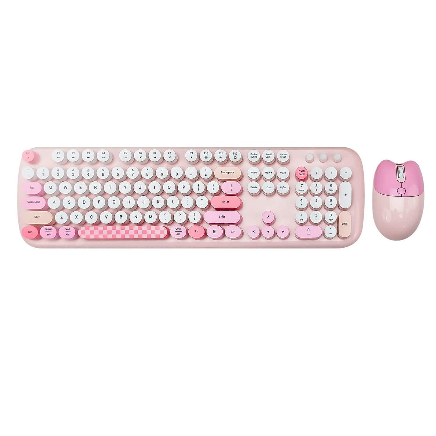 Wireless Keyboard & Mouse Combo - Silent Click