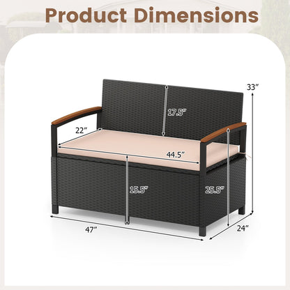 Outdoor Storage Bench Deck Box
