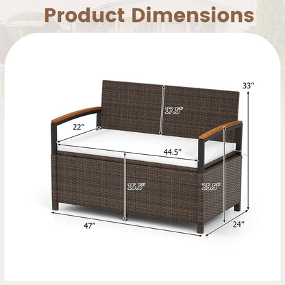 Outdoor Storage Bench Deck Box