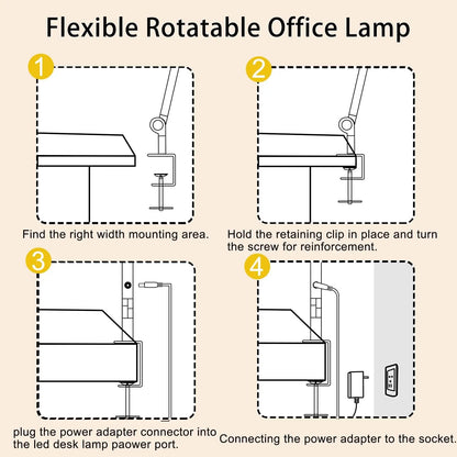 Multi-mode Lighting Flexible  LED Desk Lamp