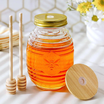 24oz Glass Honey Jar