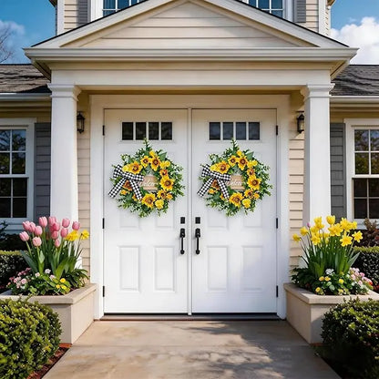 20" Sunflowers Wreath