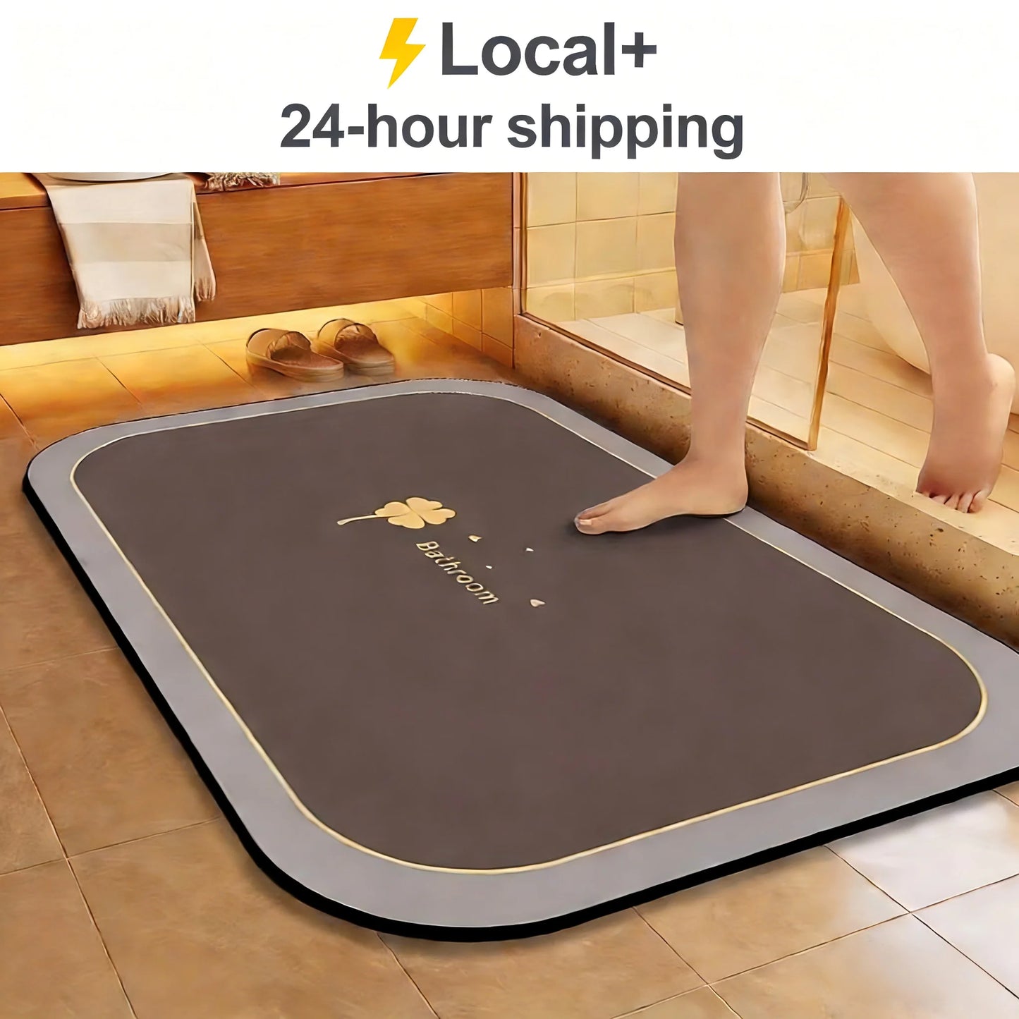 Quick Dry Diatomite Bath Mat