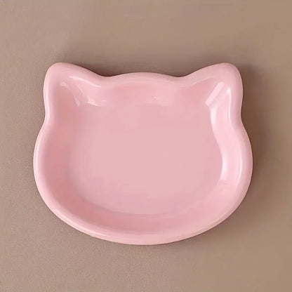 4-Color Cat Food Dish