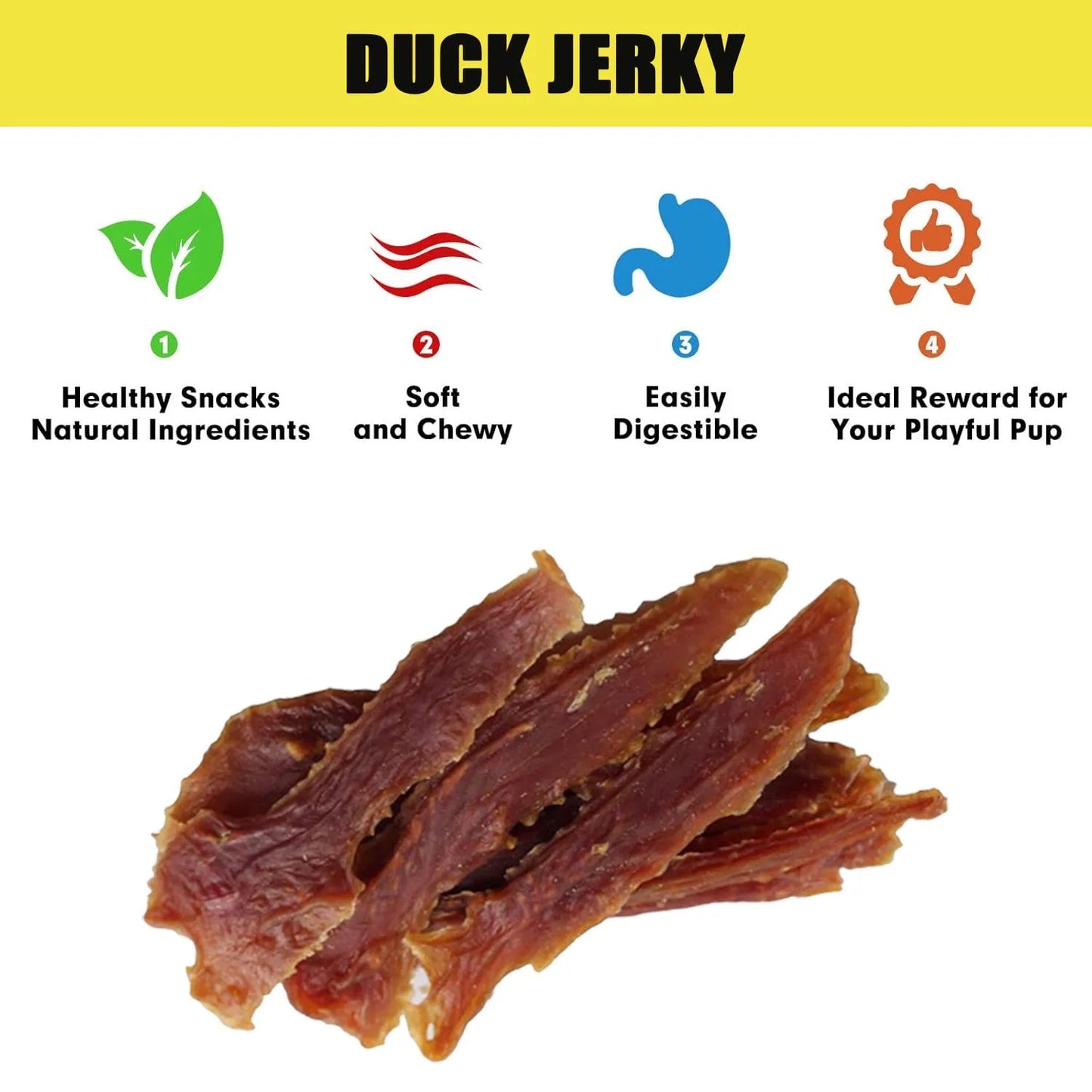 Duck Jerky Treats for Dogs