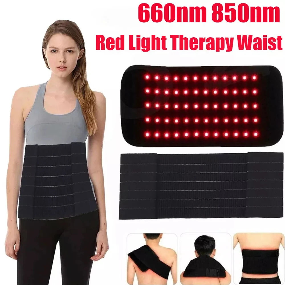 Infrared Red Light Pain Relief Therapy Waist Wrap