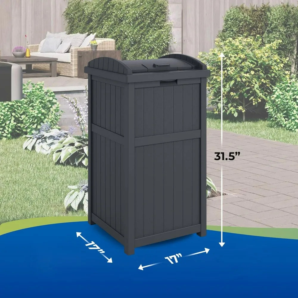 Outdoor Hideaway Trash Container