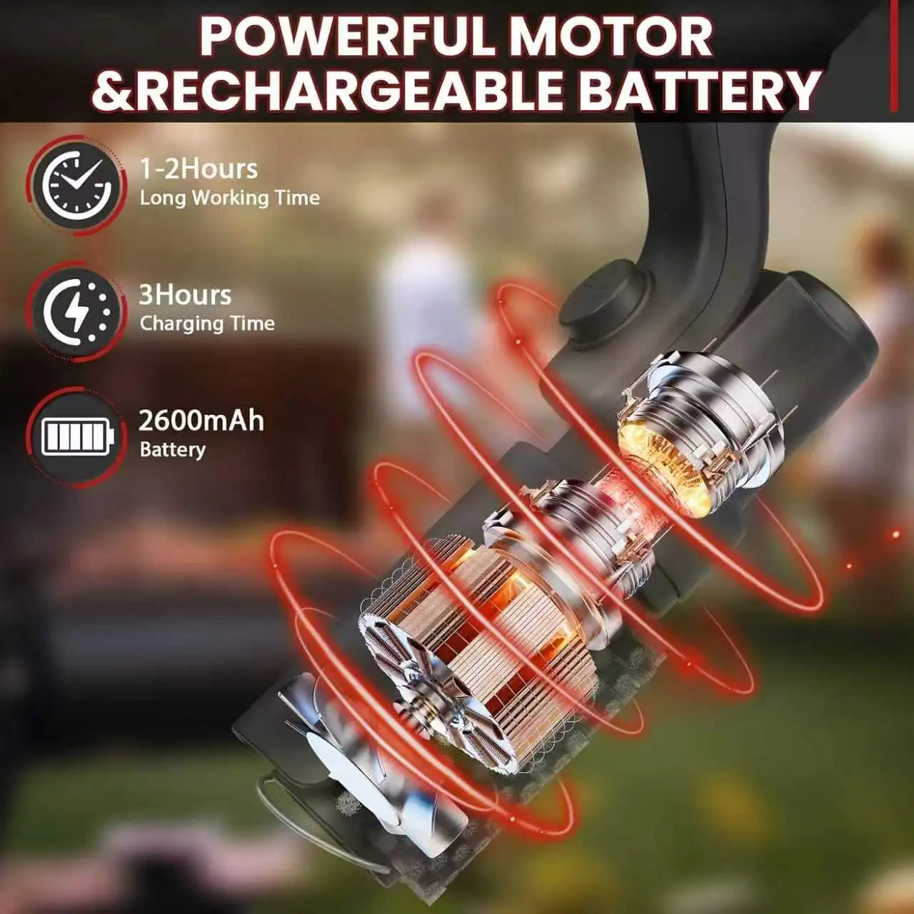 Electric Grill Brush Cleaning BBQ Cleaner Brush Cordless Rechargeable Rotary Adjustable Outdoor Heavy oil Stains Clean Tool
