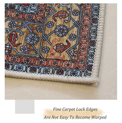 VIKAMA Bohemian Crystal Velvet Anti-Slip Rug