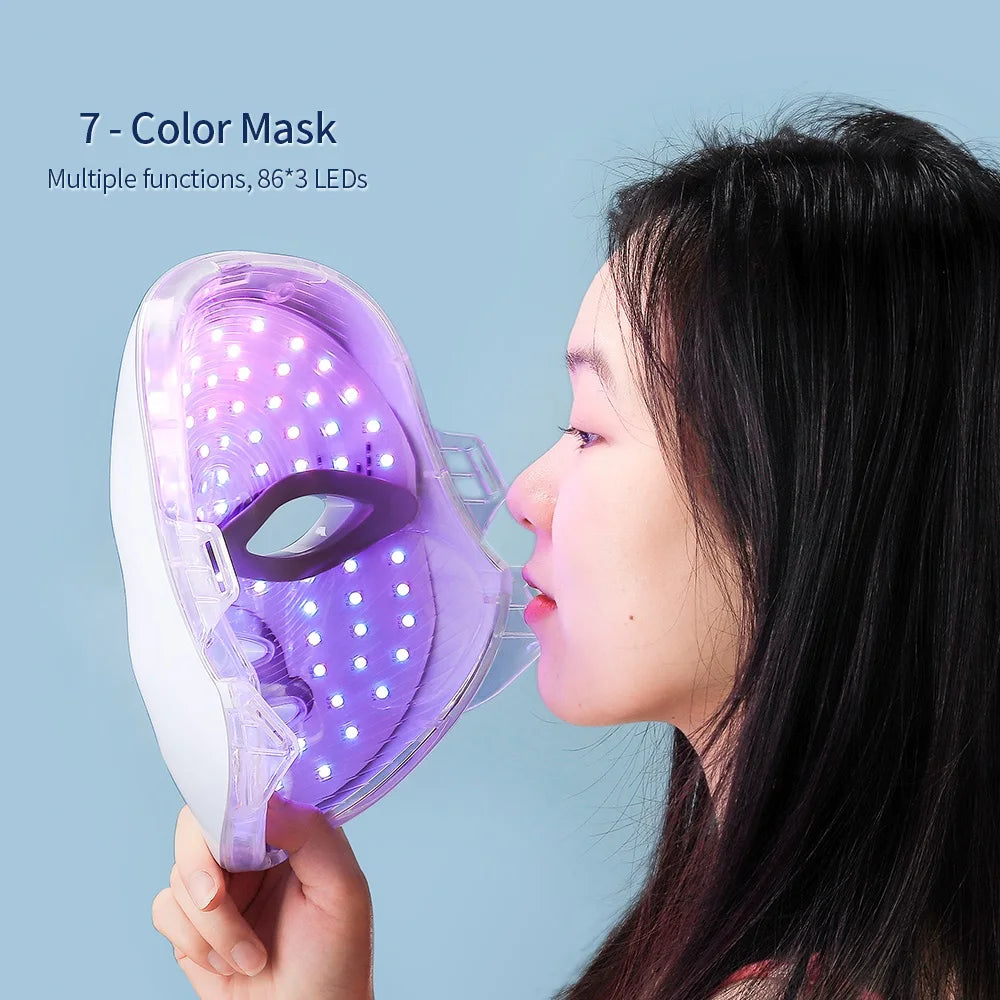 7 Colors Led Facial and Neck Mask